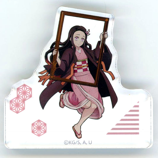 Nezuko Kamado Acrylic Block Demon Slayer: Kimetsu no Yaiba: Guide of the Corridor of Remembrance Tanjiro's Ganbare Garapon B Prize [USED]