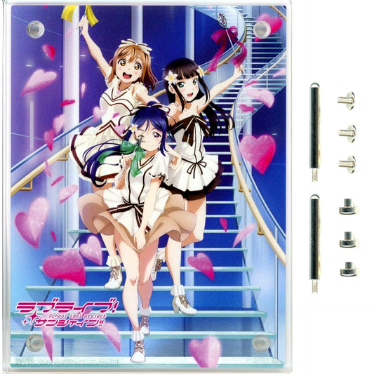AZALEA Ver. Acrylic Base Love Live! Sunshine!! Dengeki Gs Magazine and Gs Comic July 2018 Mail Order Goods Single Item [USED]