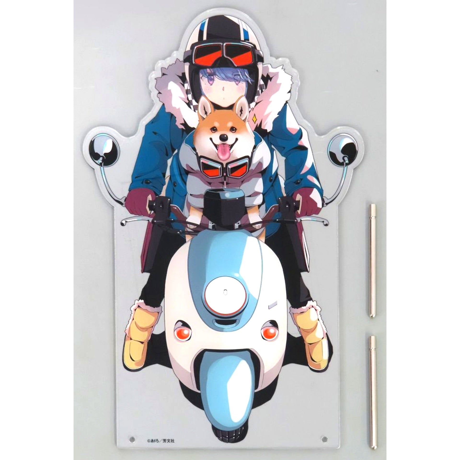 Rin Shima Big Acrylic Stand Bonus Item for Comics Yuru Camp Vol. 16 Animate Ltd Set [USED]