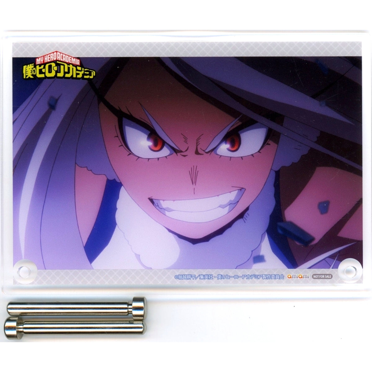 Mirko Mini Acrylic Character Plate My Hero Academia Bonus for Mirko Hero Suit Ver. 1/8 PVC Painted Complete Figure AmiAmi Limited Edition [USED]