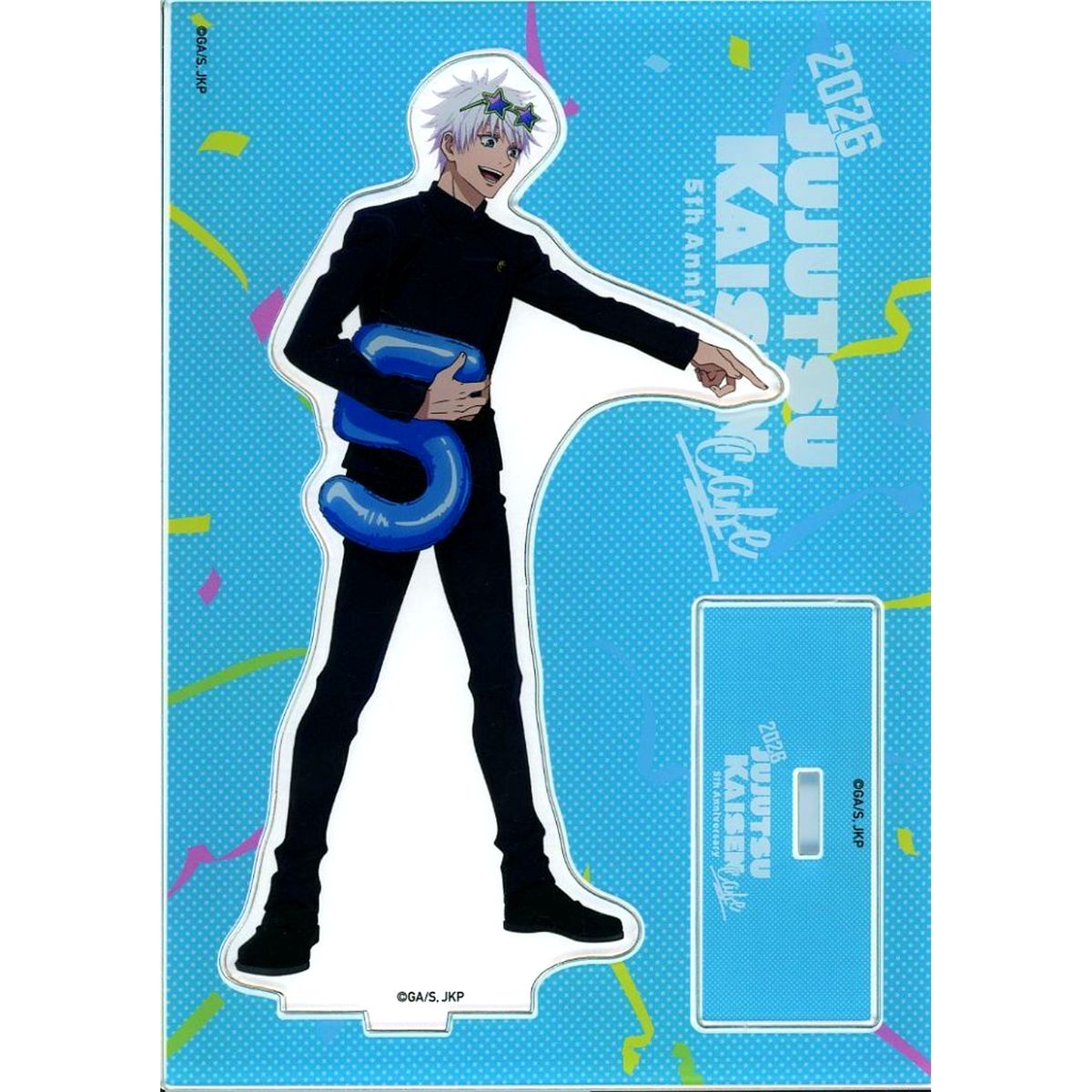 Satoru Gojo Jujutsu Kaisen JUJUTSU KAISEN Cafe 2026: 5th Anniversary Acrylic Stand [USED]