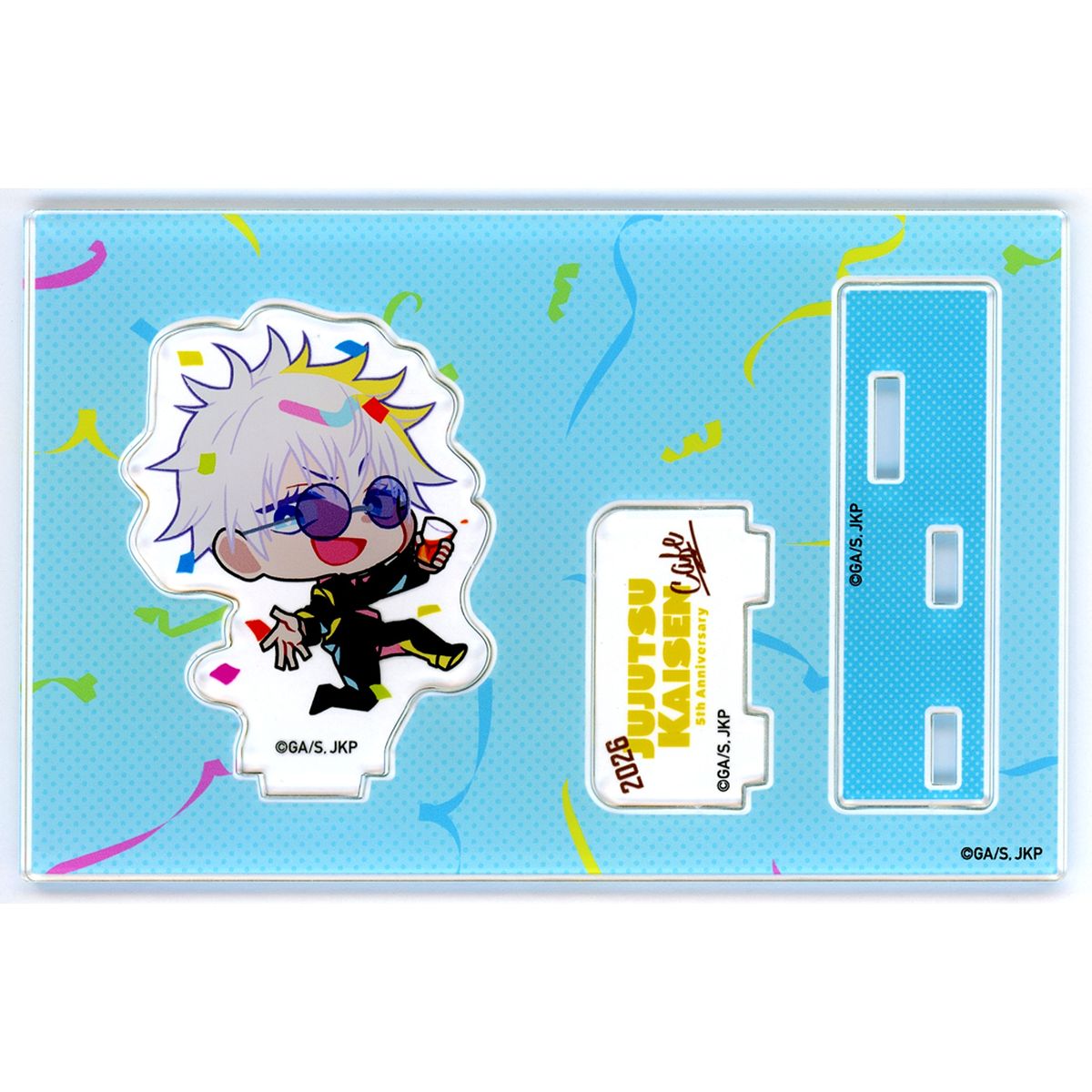 Satoru Gojo Jujutsu Kaisen JUJUTSU KAISEN Cafe 2026: 5th Anniversary Mini Character Acrylic Stand Kaigyoku Gyokusetsu [USED]