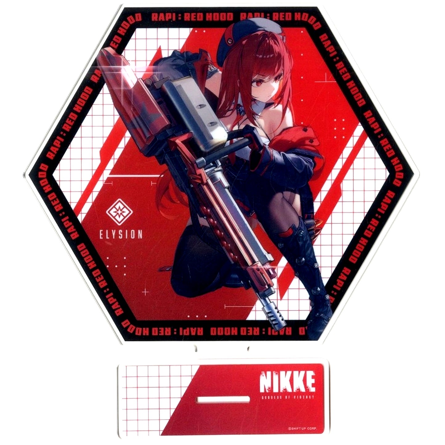 Rapi Platinum Zakka Double-Sided Big Acrylic Stand Goddess of Victory: Nikke [USED]