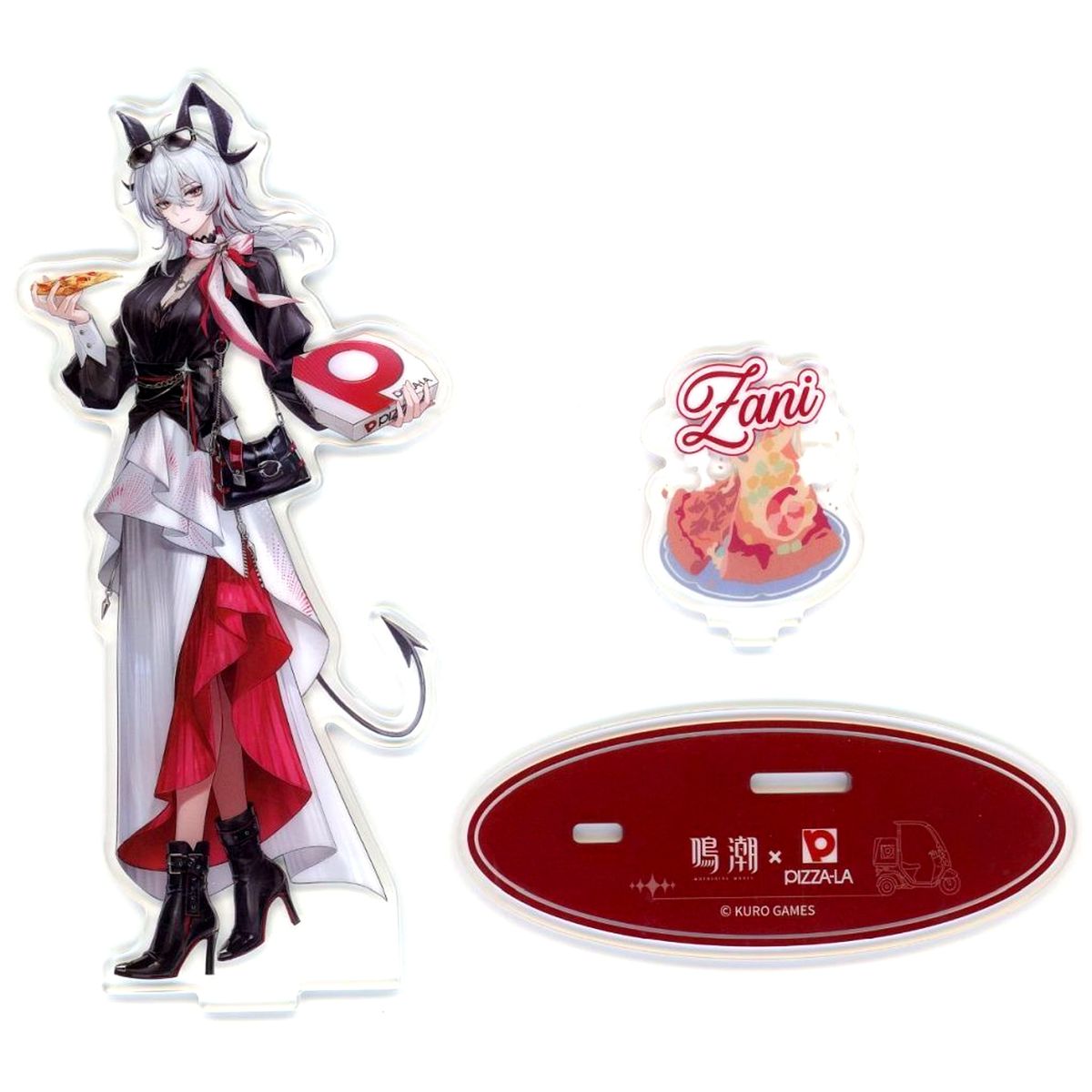 Zani Wuthering Waves Acrylic Stand Only from Pizza-La Collab Pizza Order Bonus [USED]
