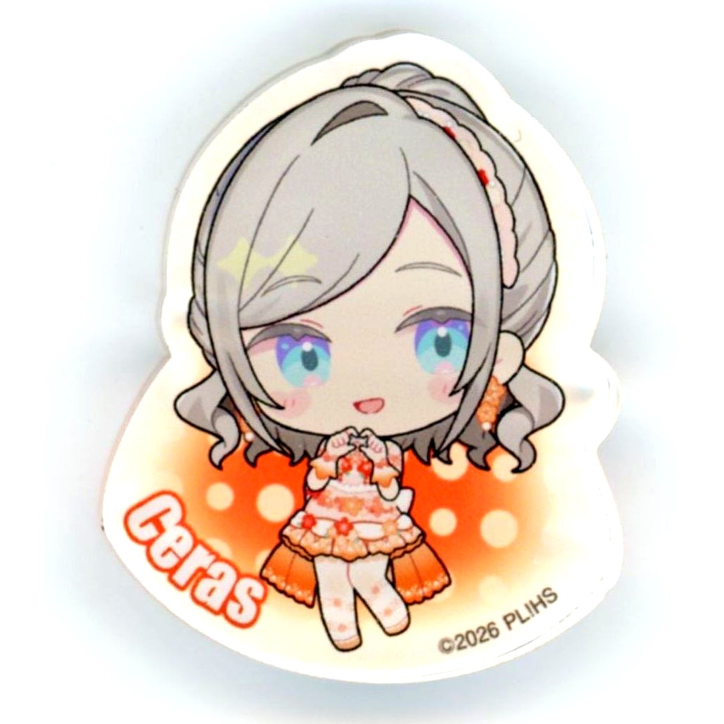 Seras Yanagida Lilienfeld Trading Swaying Acrylic Block Three Primary Colors Love Live! Series x Atre Akihabara Hasunosora Girls' High School Idol Club Pop Up Shop [USED]
