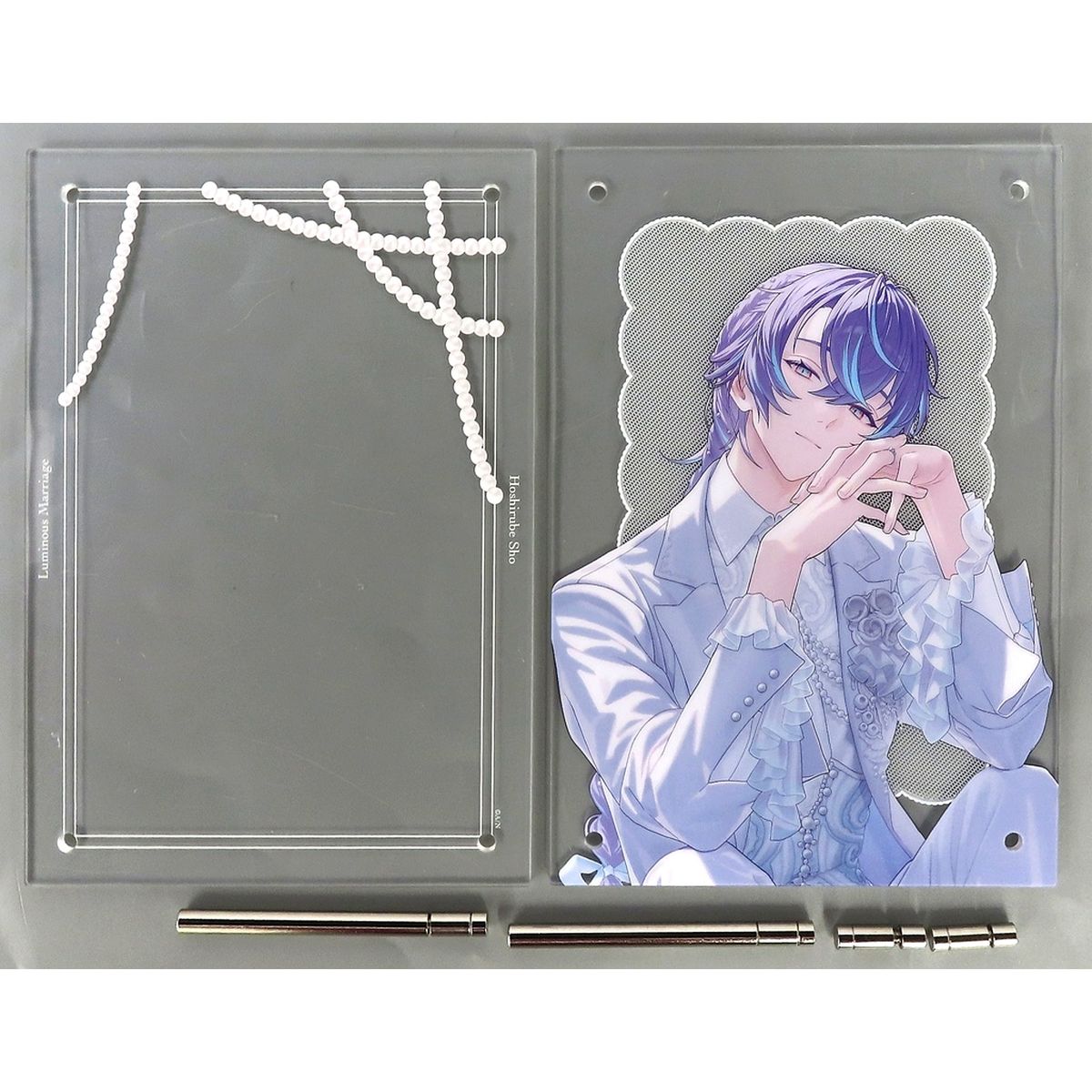 Hoshirube Sho Dual-Layer Acrylic Panel Luminous Marriage Virtual YouTuber Nijisanji [USED]