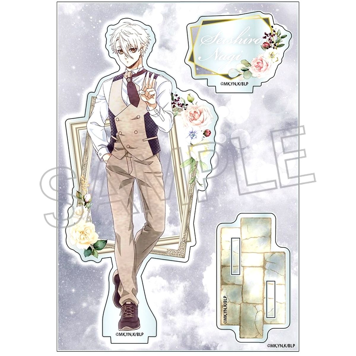 Seishiro Nagi Airy Touch Series Acrylic Stand Blue Lock [USED]