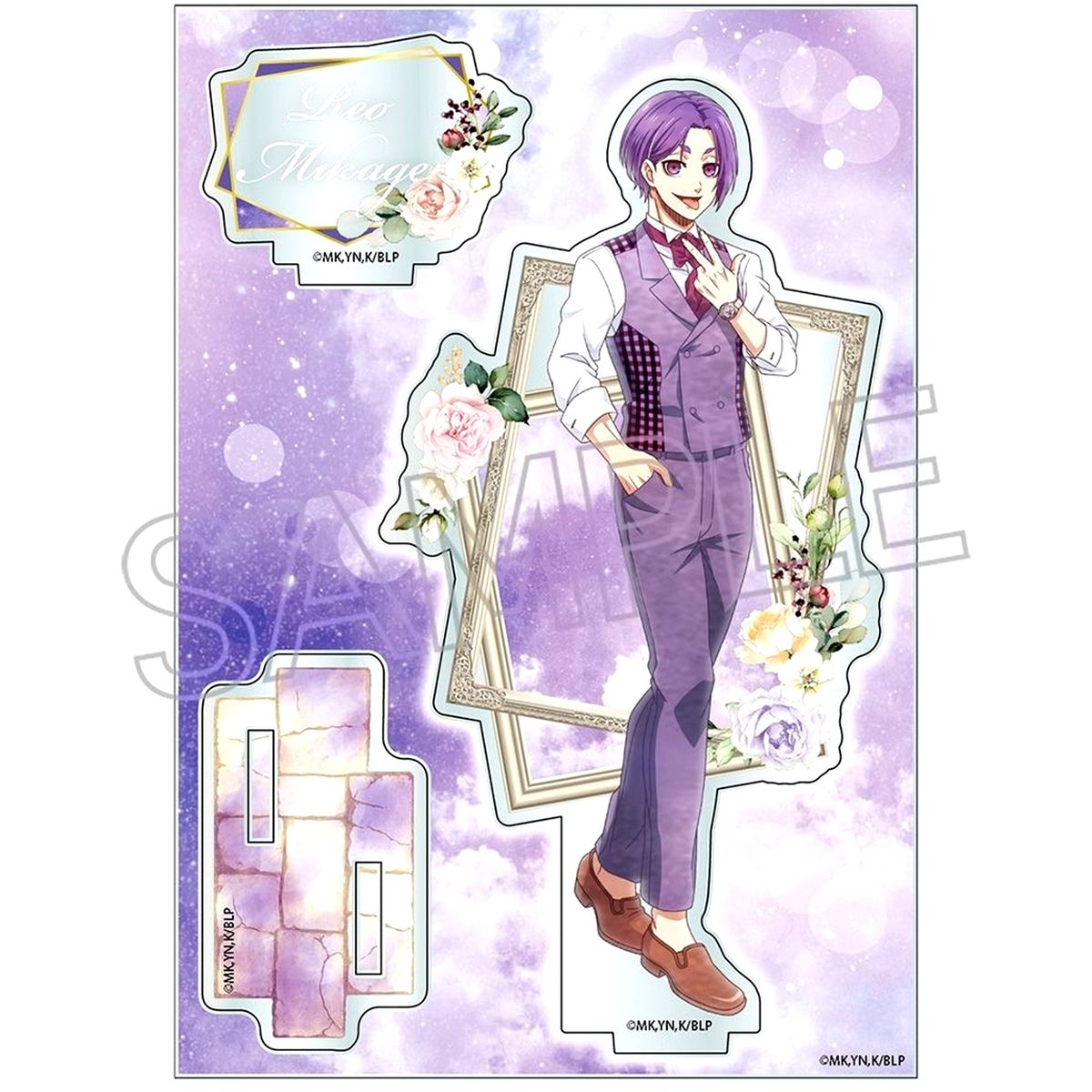 Reo Mikage Airy Touch Series Acrylic Stand Blue Lock [USED]