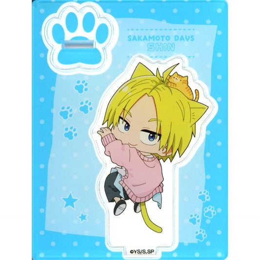 Shin Asakura Mini Character Stand Clinging Nyan Ver. Sakamoto Days [USED]