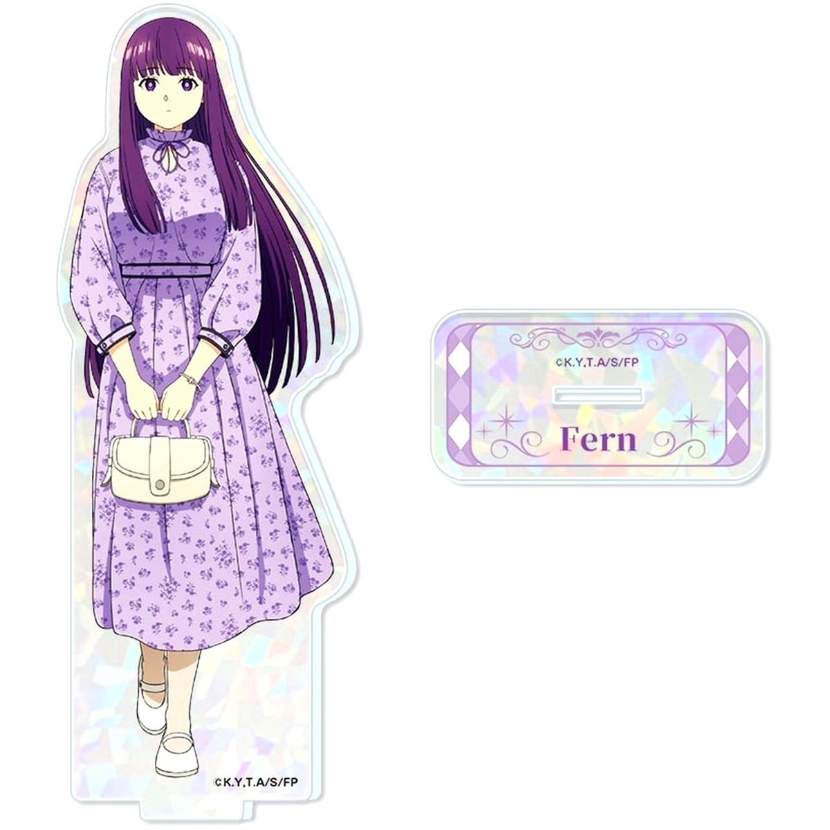 Design 03 Fern Hologram Acrylic Stand TV Anime Frieren: Beyond Journey's End [USED]