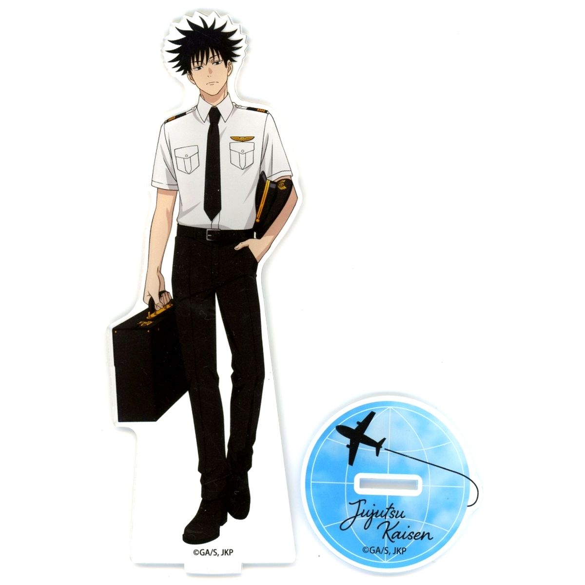 Megumi Fushiguro Jujutsu Kaisen Acrylic Figure Stand Anime 5th Anniversary x Haneda Airport Garden [USED]