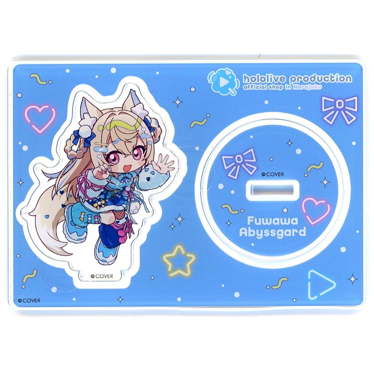 Fuwawa Abyssgard Virtual YouTuber Holo Live Mini Character Acrylic Stand hololive production official shop in Harajuku Vol.2 [USED]