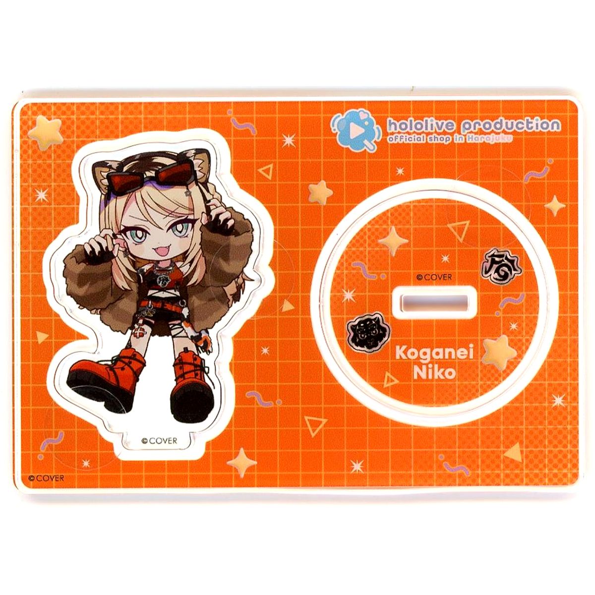 Koganei Niko Virtual YouTuber Holo Live Mini Character Acrylic Stand hololive production official shop in Harajuku Vol.2 [USED]