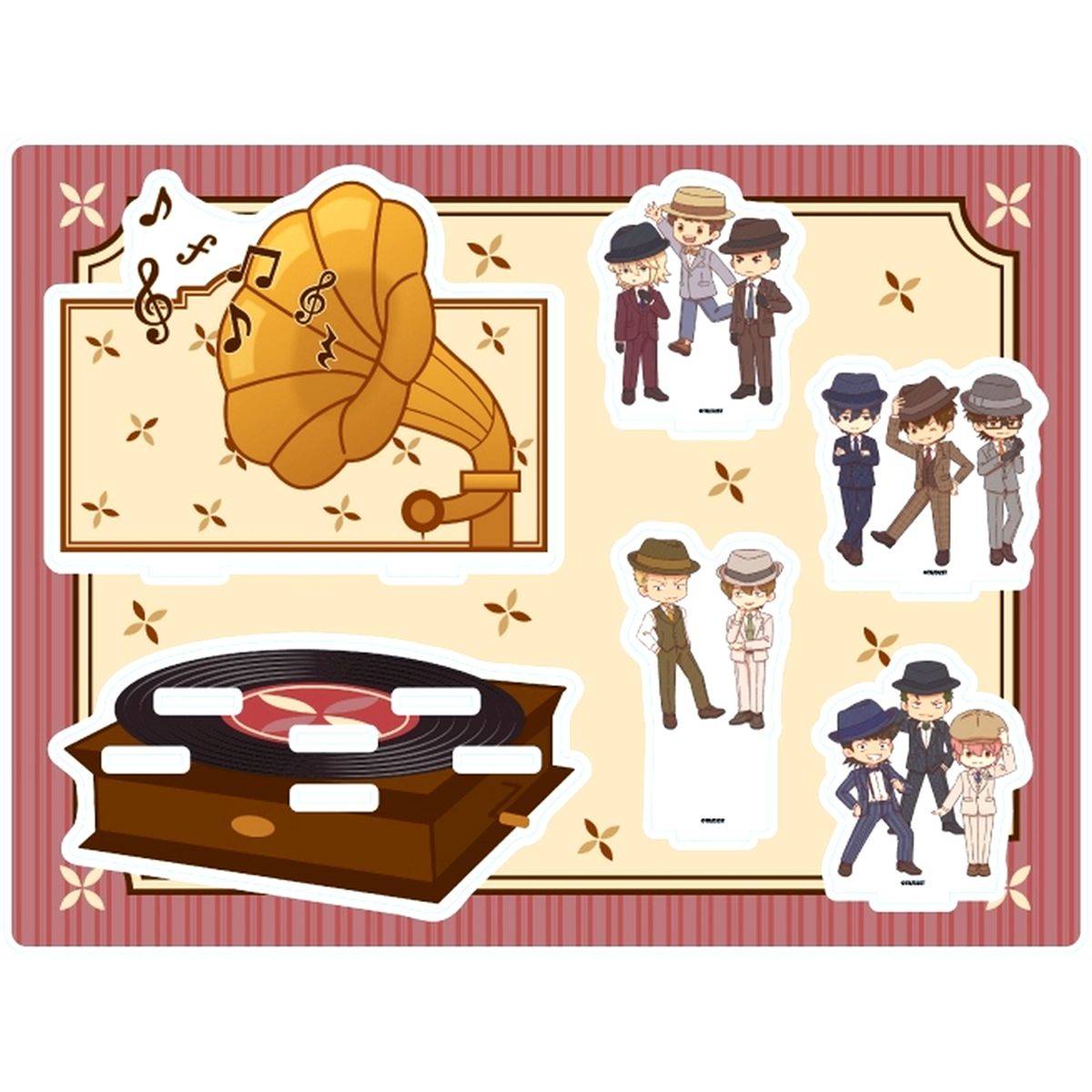 Group Design Retro Art Illustration Acrylic Diorama TV Anime Ace of Diamond Act II: Second Season [USED]