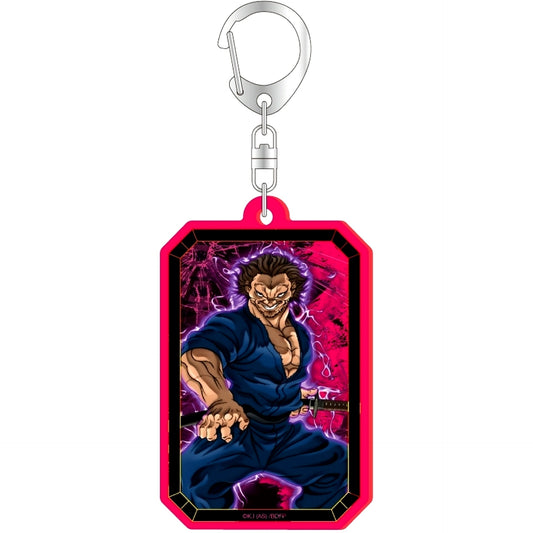 Musashi Miyamoto Fluorescent Acrylic Keychain Baki Dou [USED]