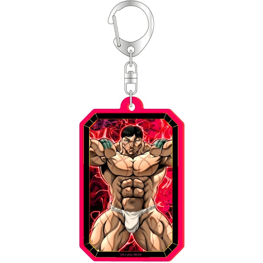 Kaoru Hanayama Fluorescent Acrylic Keychain Baki Dou [USED]