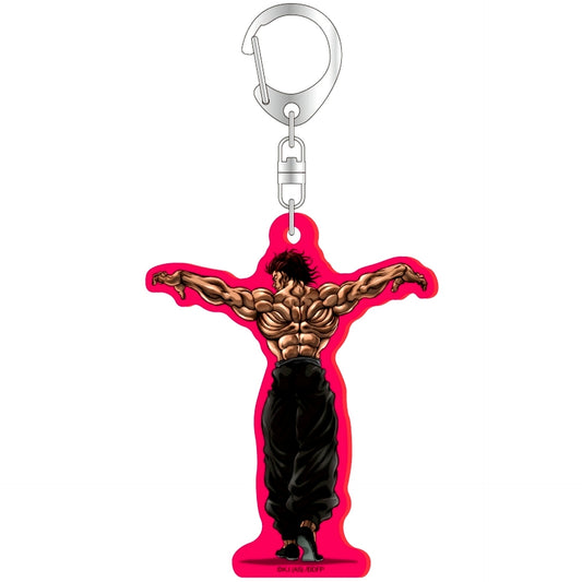 Yujiro Hanma Fluorescent Acrylic Keychain Baki Dou [USED]