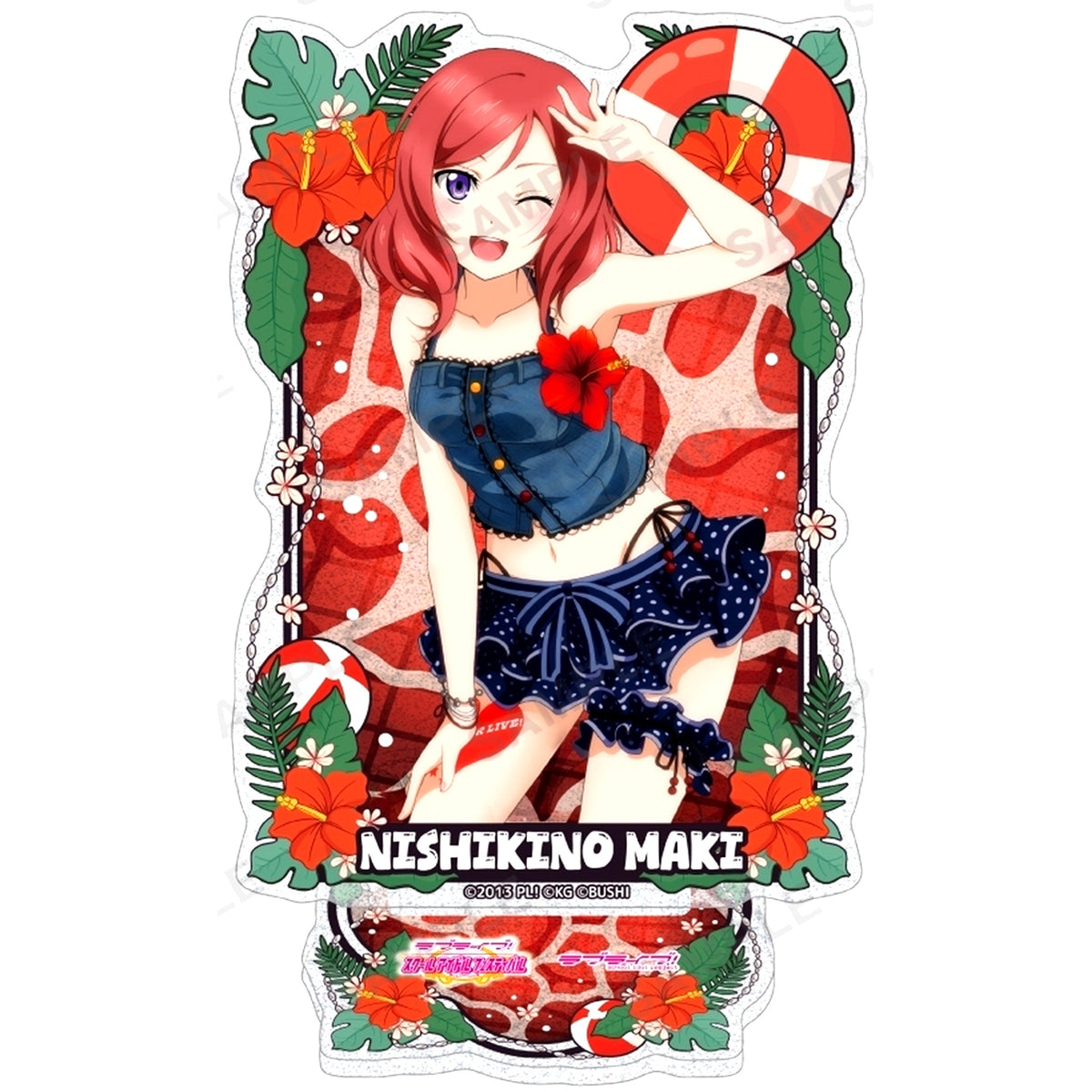 Maki Nishikino Muse School Uniform Swimwear Version Kirarin Acrylic Stand Love Live! School Idol Festival [USED]