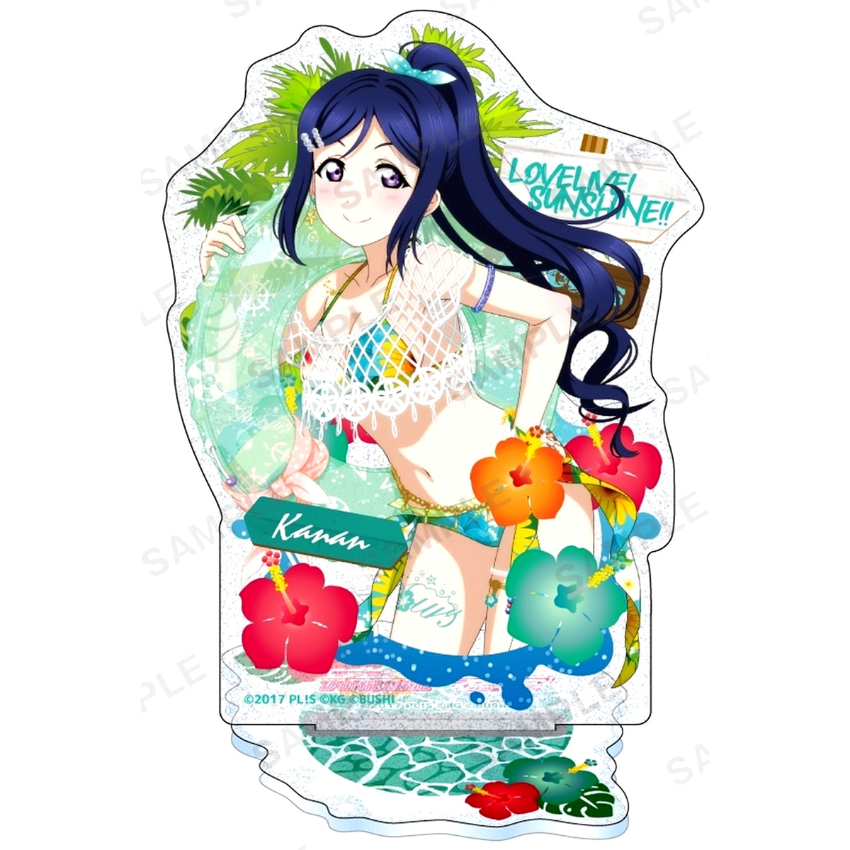 Kanan Matsuura Aqours Summer Ver. Kirarin Acrylic Stand Love Live! School Idol Festival [USED]