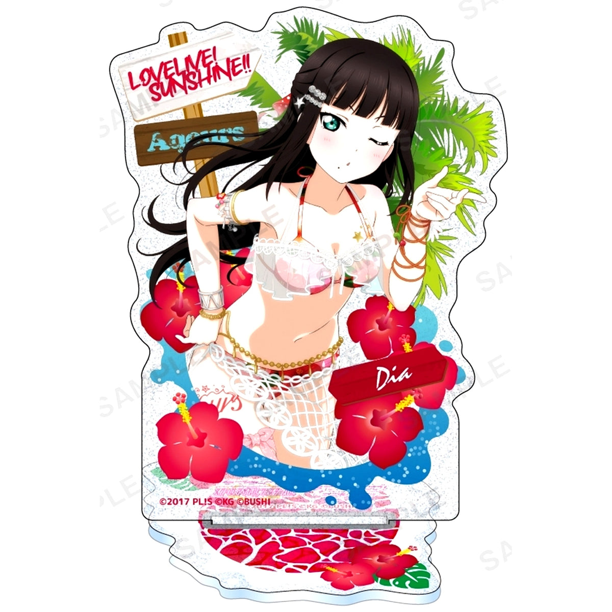 Dia Kurosawa Aqours Eternal Summer Ver. Kirarin Acrylic Stand Love Live! School Idol Festival [USED]