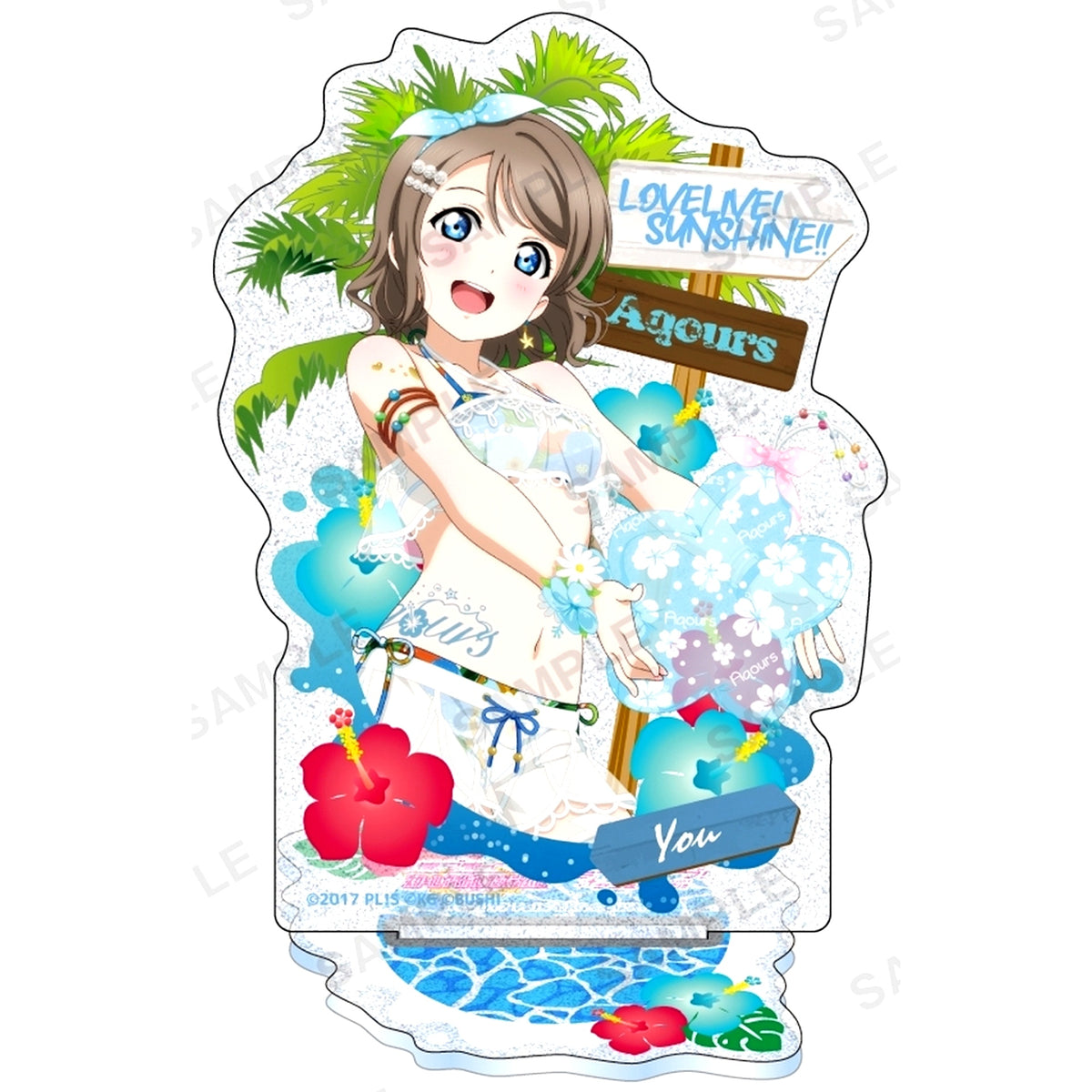 You Watanabe Aqours Eternal Summer Ver. Kirarin Acrylic Stand Love Live! School Idol Festival [USED]