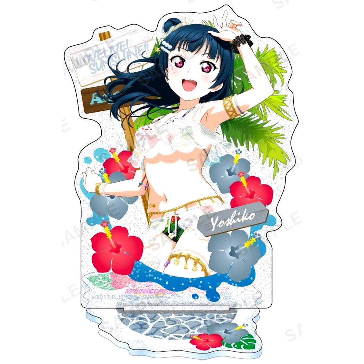 Yoshiko Tsushima Aqours Eternal Summer Ver. Kirarin Acrylic Stand Love Live! School Idol Festival [USED]