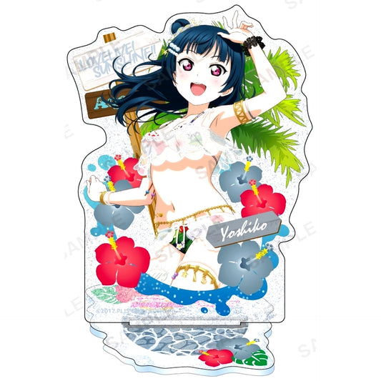 Yoshiko Tsushima Aqours Eternal Summer Ver. Kirarin Acrylic Stand Love Live! School Idol Festival [USED]