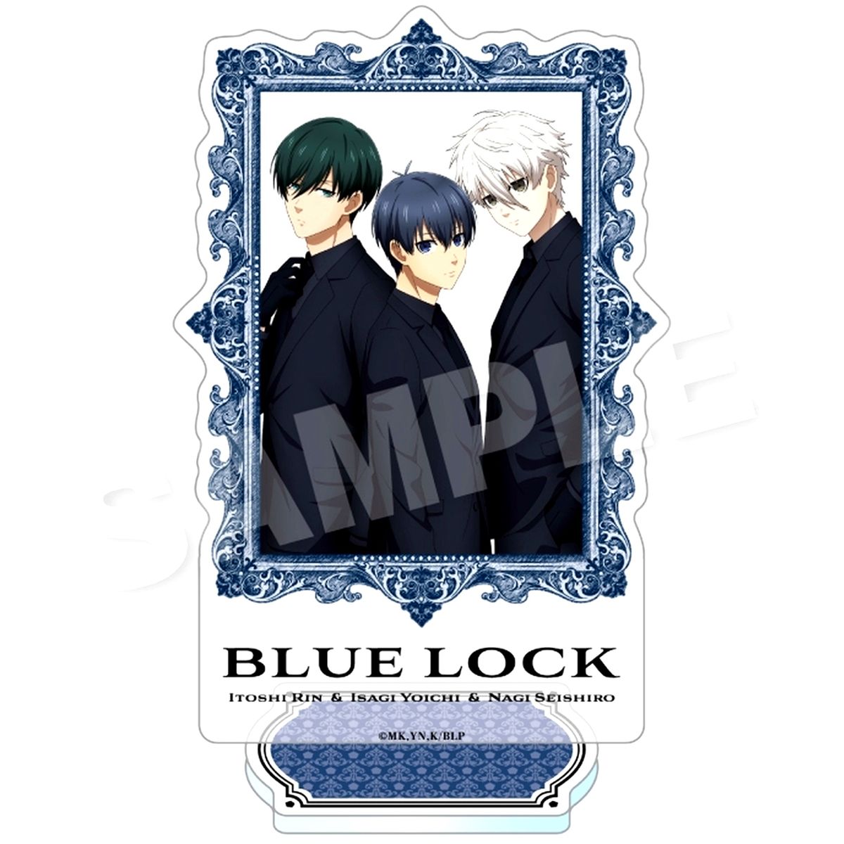 Yoichi Isagi, Rin Itoshi, Seishiro Nagi Picture Frame Style Acrylic Stand Blue Lock [USED]