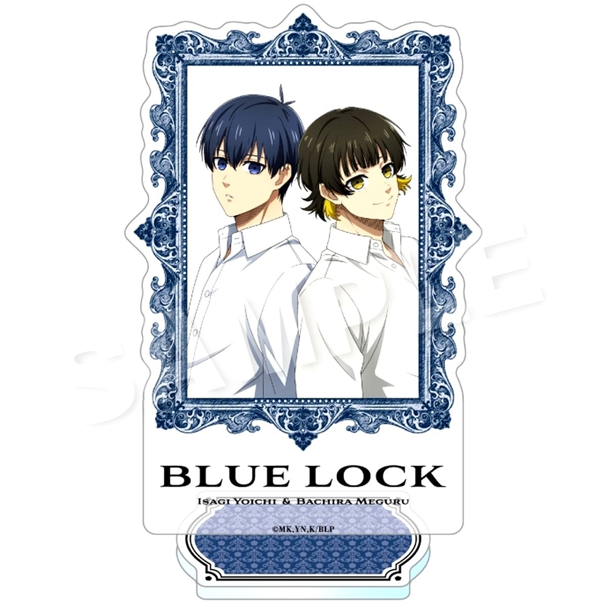Yoichi Isagi, Meguru Bachira Picture Frame Style Acrylic Stand Blue Lock [USED]