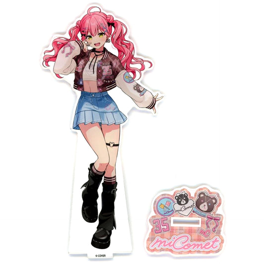 Sakura Miko Full-Size Acrylic Stand Varsity Ver Virtual YouTuber Holo Live miComet x Karaoke Shop JOYSOUND [USED]