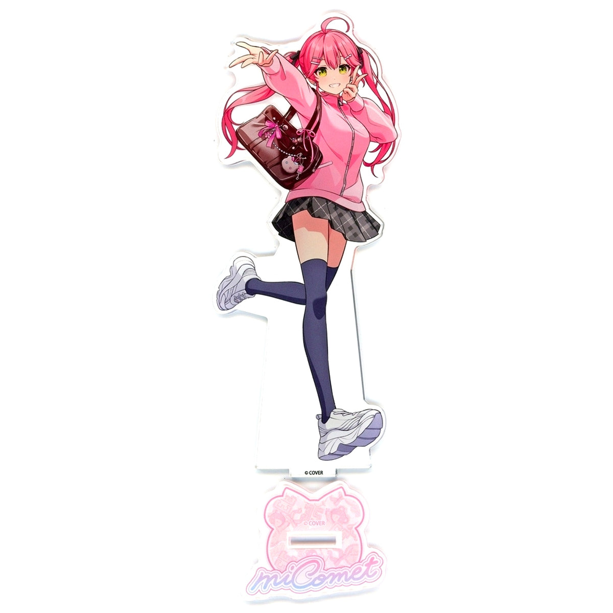 Sakura Miko Full-Size Acrylic Stand Jersey Ver Virtual YouTuber Holo Live miComet x Karaoke Shop JOYSOUND [USED]