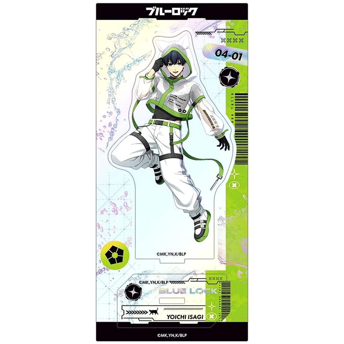 Yoichi Isagi Cyber Cat Aurora Acrylic Stand Blue Lock Season 2 [USED]
