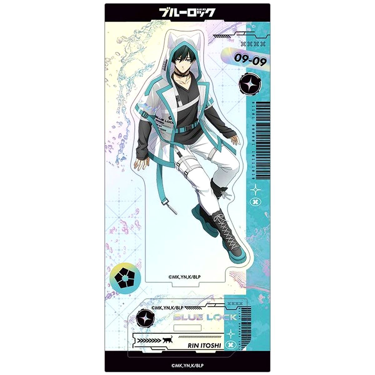 Rin Itoshi Blue Lock Season 2 Cyber Cat Aurora Acrylic Stand [USED]