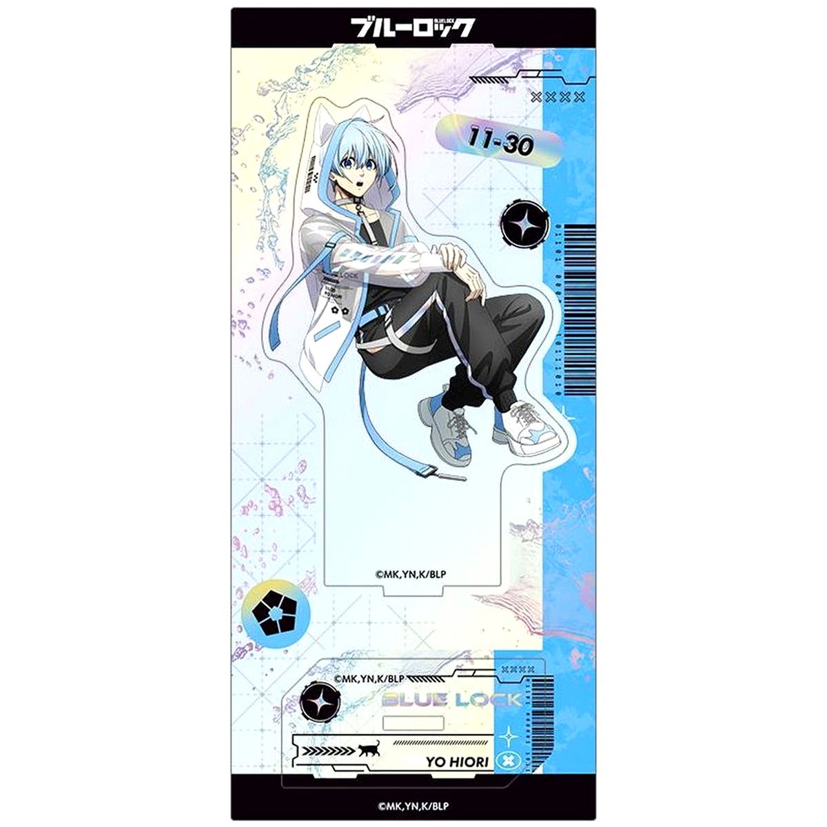 Yo Hiori Cyber Cat Aurora Acrylic Stand Blue Lock Season 2 [USED]