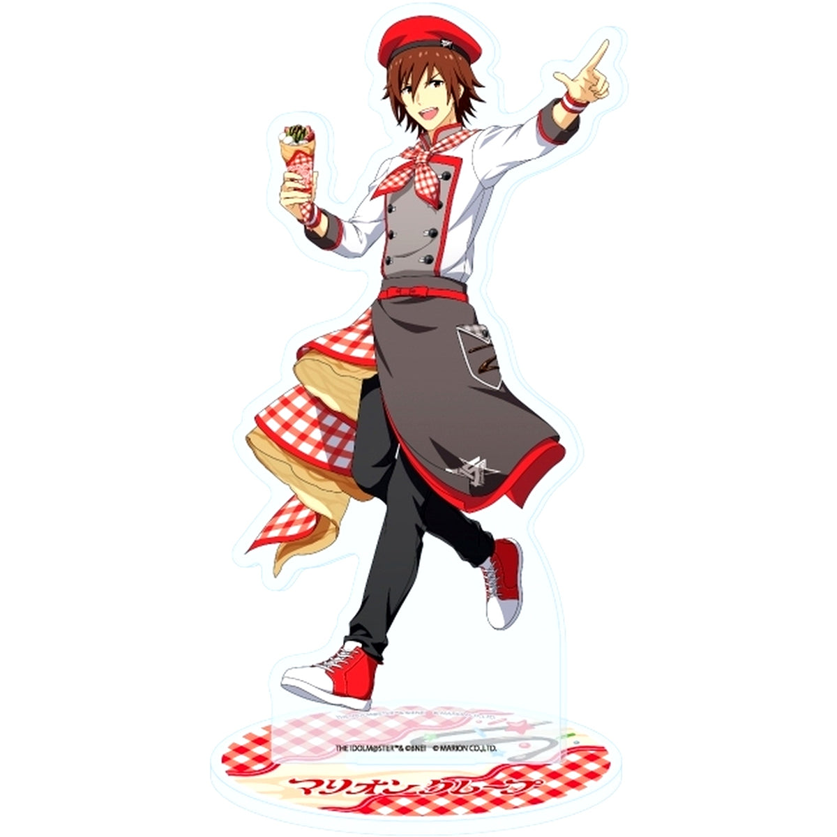 No.43 Toma Amagase Crepe Shop Ver. Illustration Acrylic Stand THE IDOLM@STER SideM [USED]