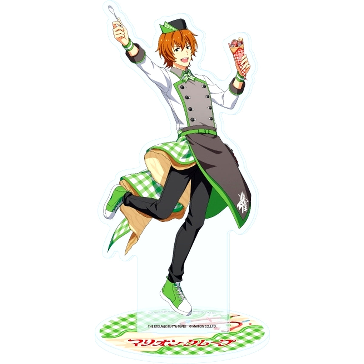 Haruna Wakazato Crepe Shop Ver. Illustration Acrylic Stand THE IDOLM@STER SideM [USED]