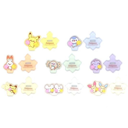 Set of 8 Pokemon Peaceful Place Mini Acrylic Stand [USED]
