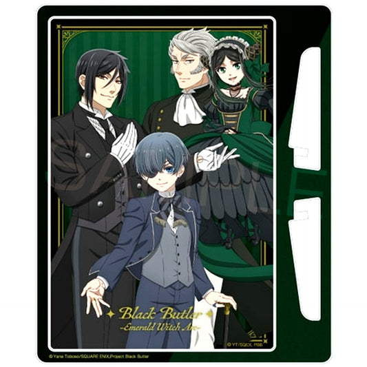 Group Acrylic Easel Panel Black Butler Emerald Witch Arc [USED]