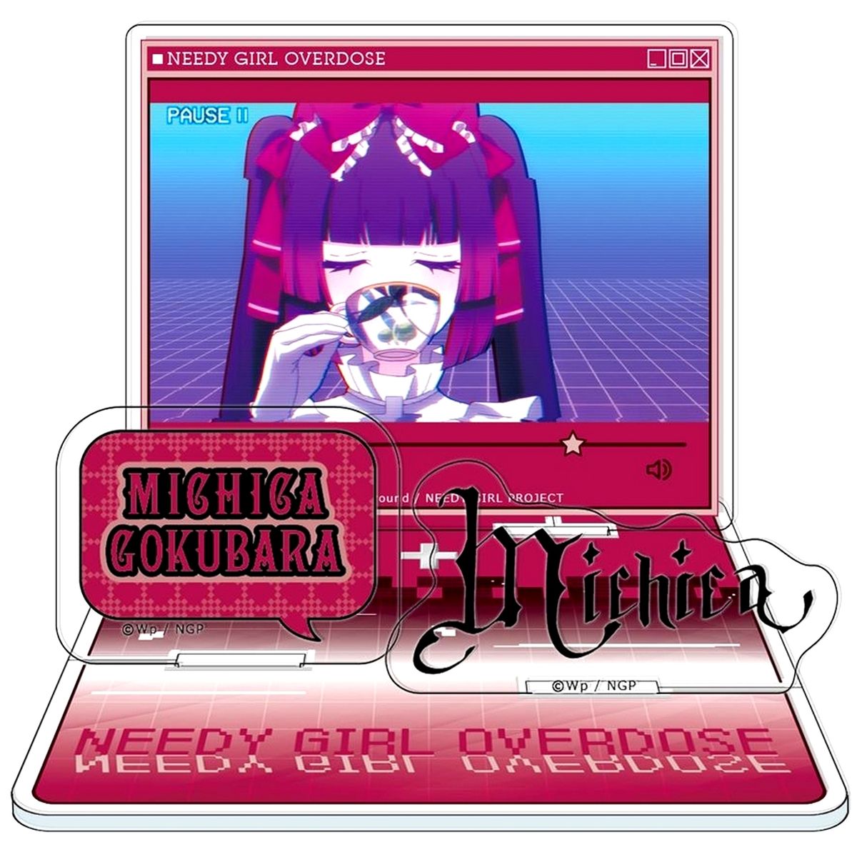 Michika Gokubara Diorama Acrylic Stand Needy Girl Overdose [USED]