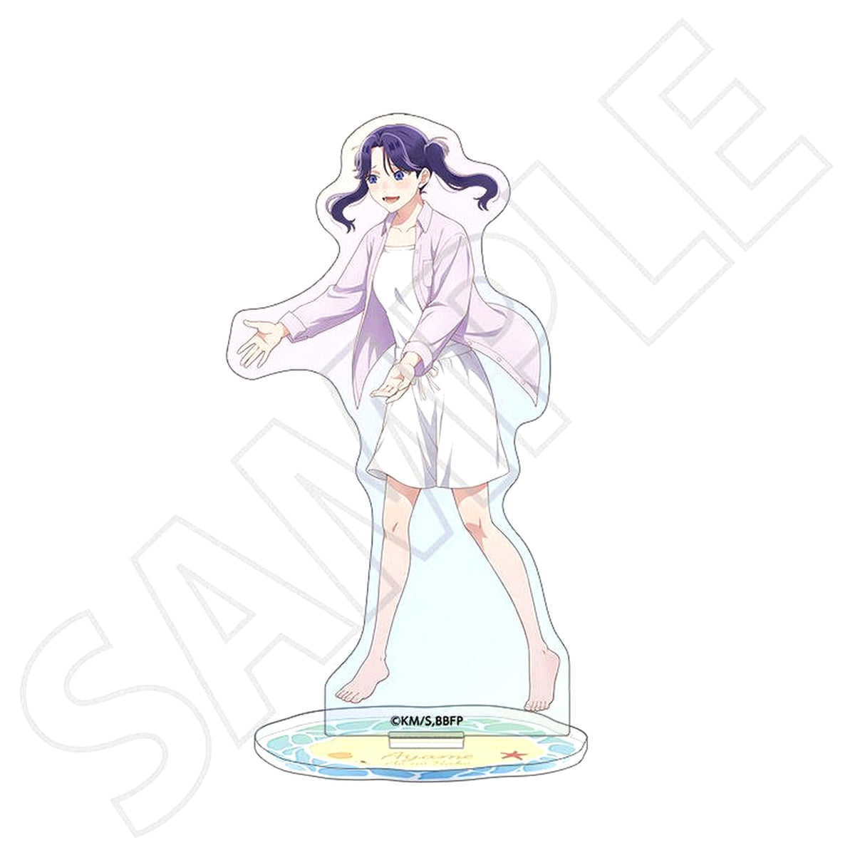 Ayame Moriya Summer Color Aurora Acrylic Stand Blue Box [USED]