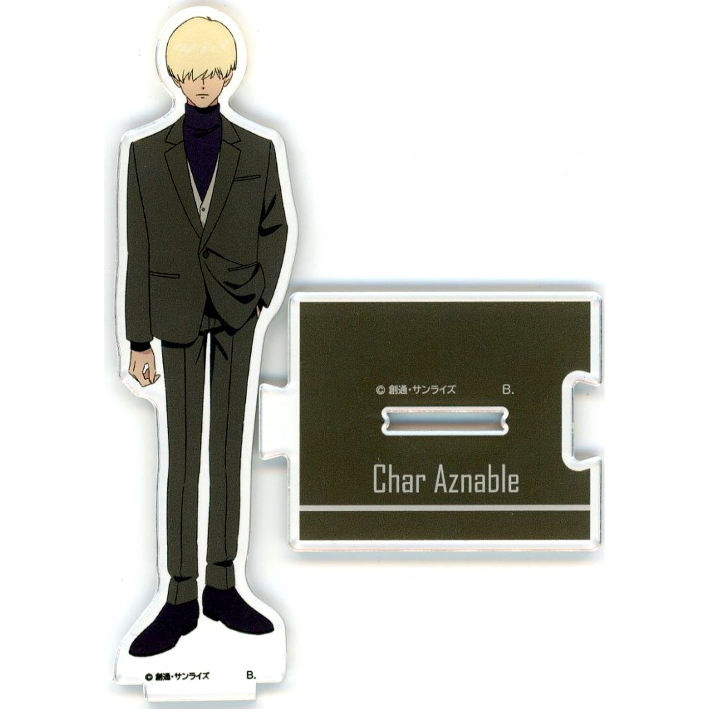 Char Aznable With Bangs Connecting Acrylic Stand Mobile Suit Gundam GQuuuuuuX [USED]