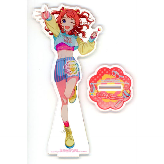 Saki Hanami Custom Illustration Acrylic Stand Gakuen iDOLM@STER x Chupa Chups Pop-up Store [USED]