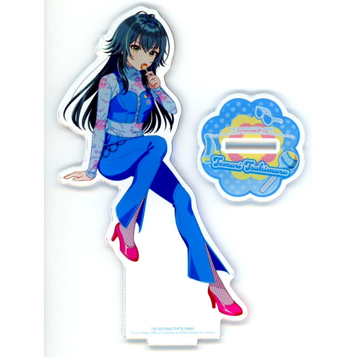 Temari Tsukimura Custom Illustration Acrylic Stand Gakuen iDOLM@STER x Chupa Chups Pop-up Store [USED]