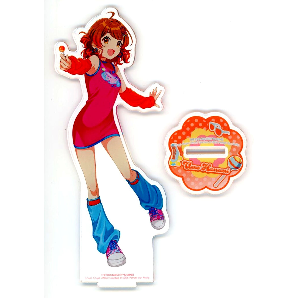 Ume Hanami Custom Illustration Acrylic Stand Gakuen iDOLM@STER x Chupa Chups Pop-up Store [USED]