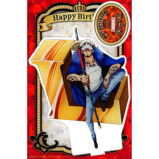 Trafalgar Law 10.6 HBD Initial Acrylic Stand One Piece [USED]