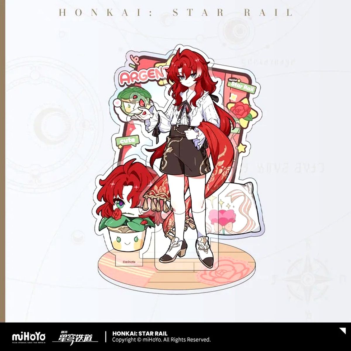 Argenti Honkai: Star Rail Boys' Dormitory Series Acrylic Stand [USED]
