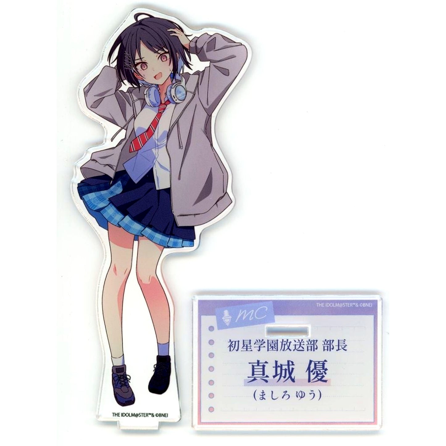 Yu Mashiro Official Acrylic Stand B Gakuen Idolmaster Hatsuboshi Gakuen Broadcasting Club [USED]