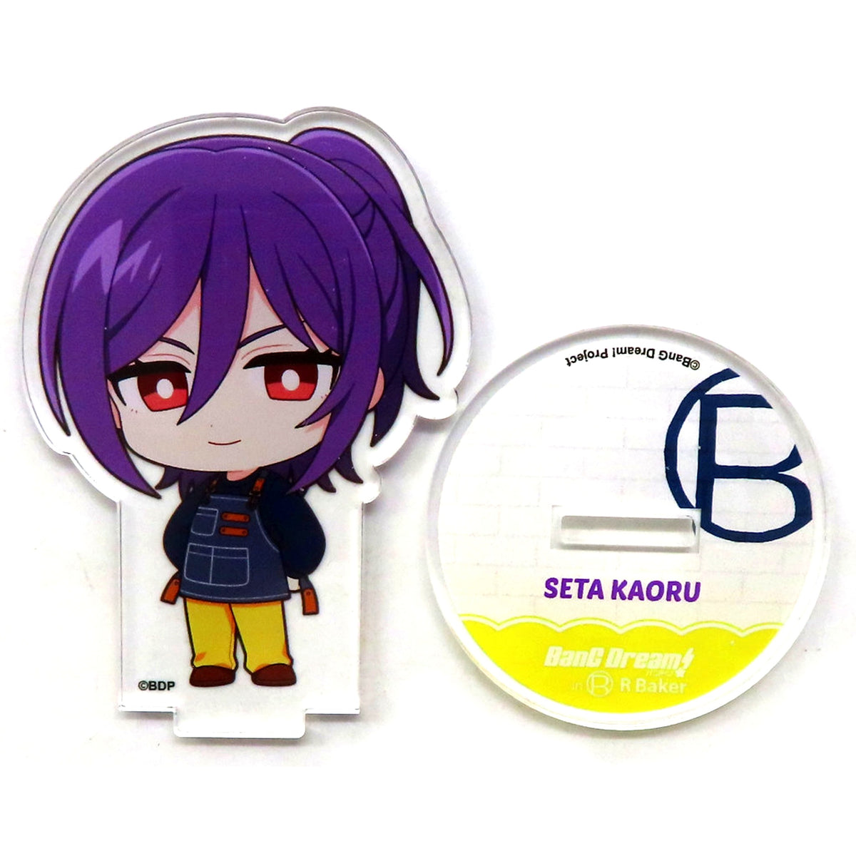 Kaoru Seta BanG Dream! in R Baker Collaboration Campaign Trading Mini Character Acrylic Stand Group B [USED]