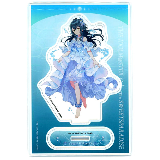 Temari Tsukimura Life-size Acrylic Stand Gakuen iDOLM@STER Collaboration Cafe: Deep Marine Stage [USED]