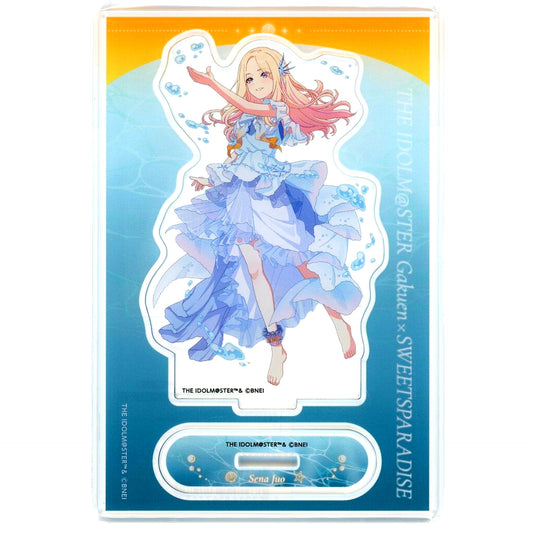 Sena Juo Life-size Acrylic Stand Gakuen iDOLM@STER Collaboration Cafe: Deep Marine Stage [USED]